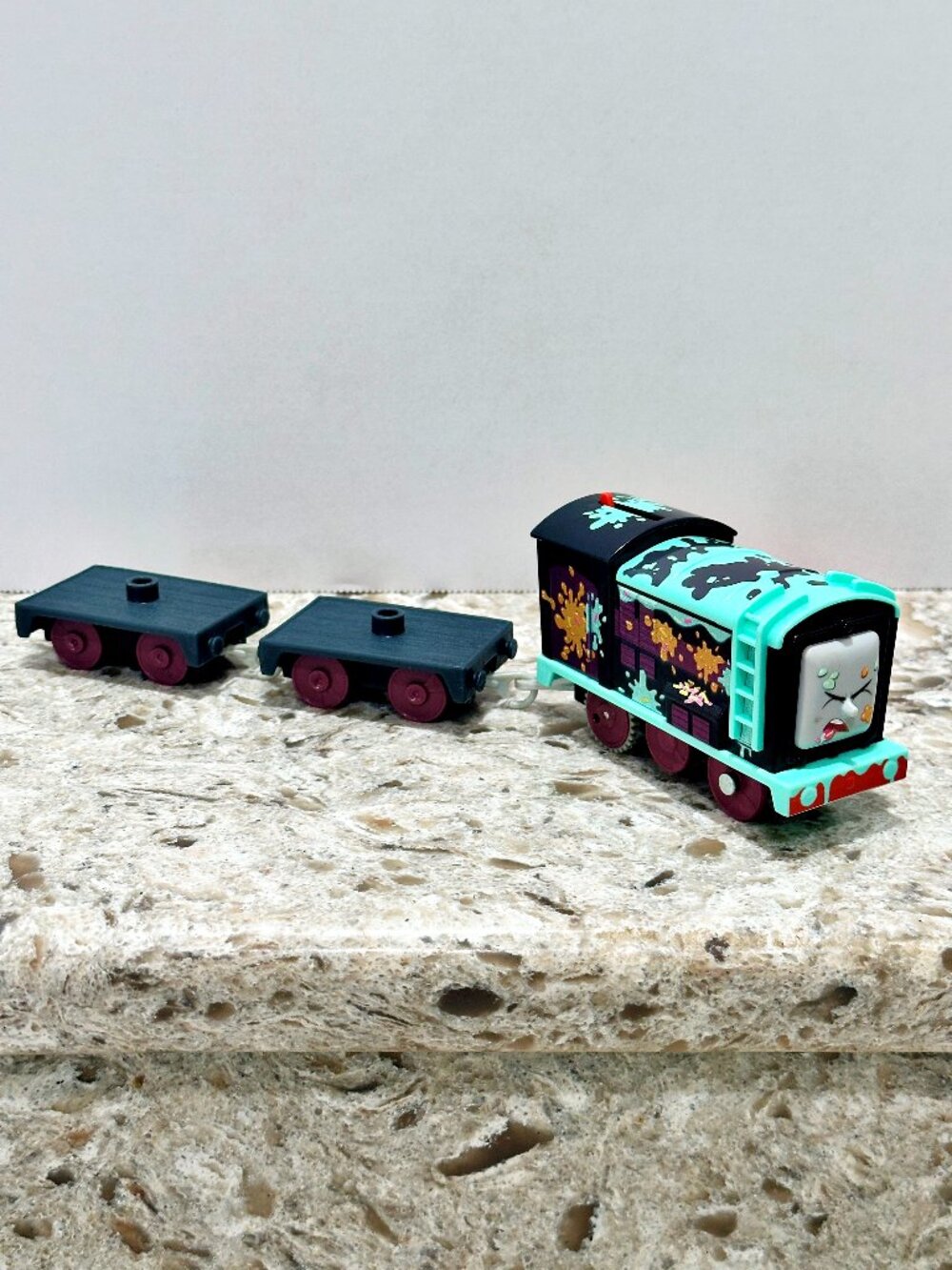 Thomas & Friends TrackMaster Motorized Frosting DIESEL 2 Flatbed Cars 2021 WORKS